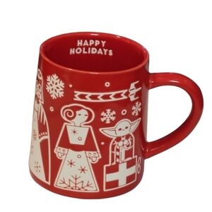 Saint Nicholas Square Star Wars Resist Happy Holidays Mug